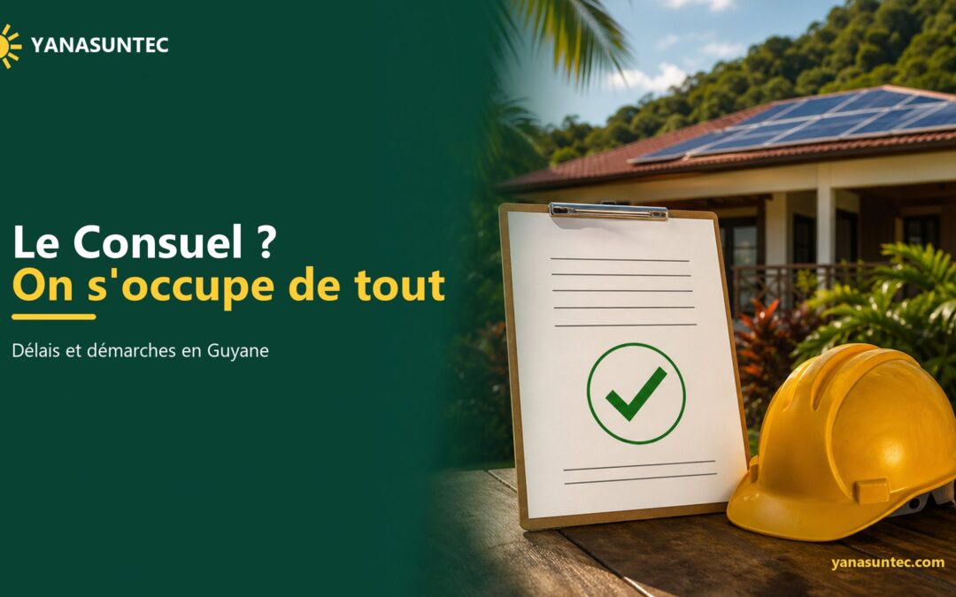 Consuel photovoltaïque en Guyane : prix, délais, démarches