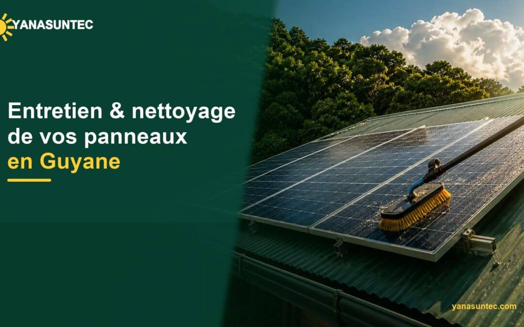Entretien et nettoyage des panneaux solaires en Guyane