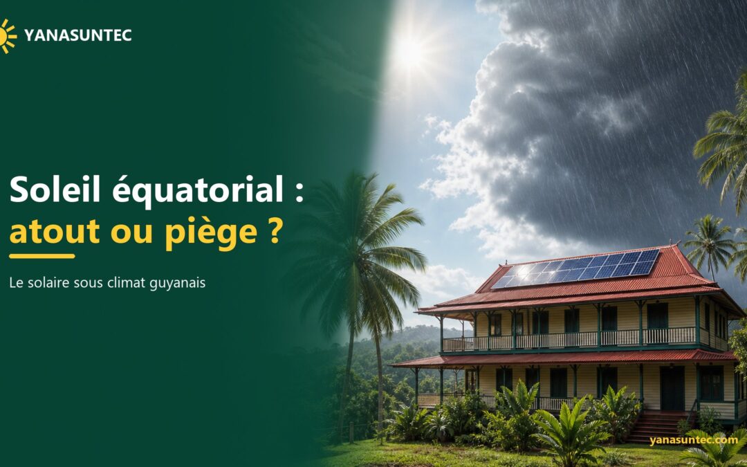 Panneaux solaires en Guyane : le climat tropical est-il vraiment un atout ?