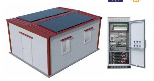 Bungalow de chantier autonome et relocalisable alimenté par panneaux solaires